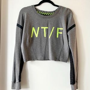 Nike sportswear mesh back crop top